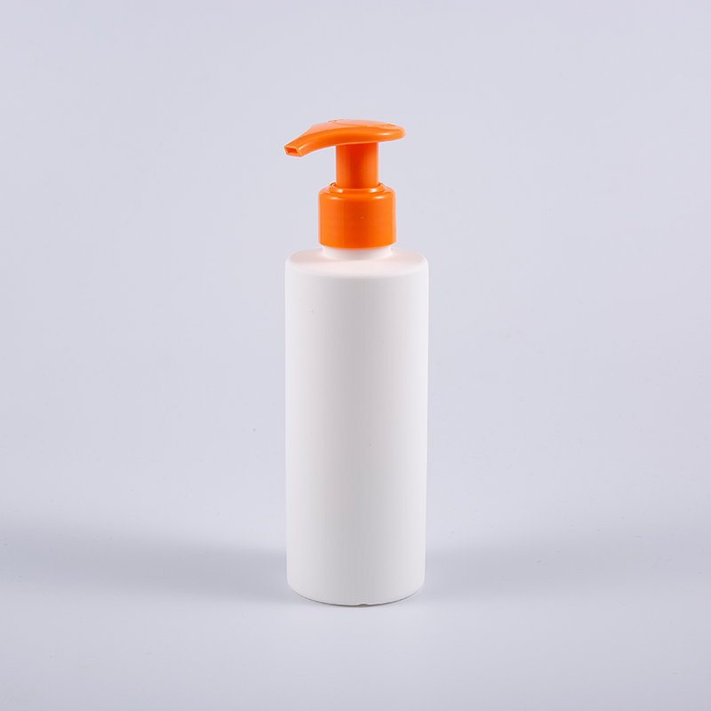 Frost White Round 200ml PE Бутылка для очищающего лосьона с насосом для мытья рук Frost White Round 200ml PE Бутылка для очищающего лосьона с насосом для мытья рук